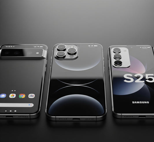 iPhone 17 pro max, Google pixel 9, Samsung s25 ultra