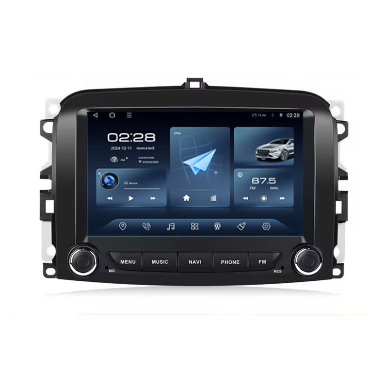 Autoradio Android 7" Stereo Touch WiFi GPS Carplay Wireless compatibile con Fiat 500L 2012-2017