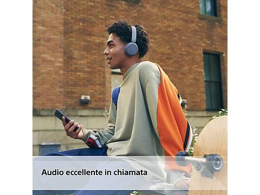 Cuffie Sony WH-CH520L in uso durante una chiamata