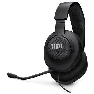 JBL Quantum 100M2 Gaming Headphones with 3.5mm Wire + Detachable Mic Black