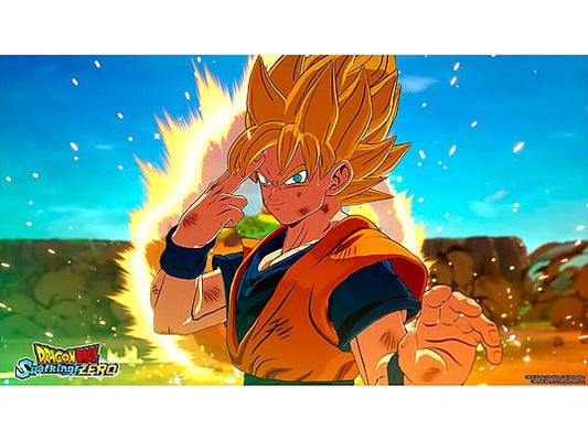 Combattimento epico in Dragon Ball Sparking Zero per PS5 con Goku in modalità Super Saiyan
