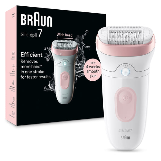 Epilatore Braun SE7000 con luce Smartlight per una depilazione precisa