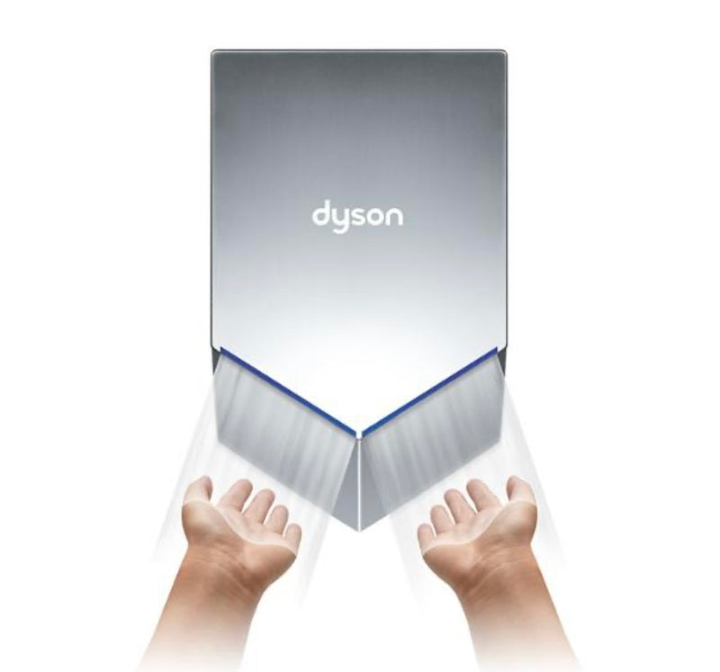 Dyson Airblade V HU02 Electric Hand Dryer Nickel - HEPA Technology