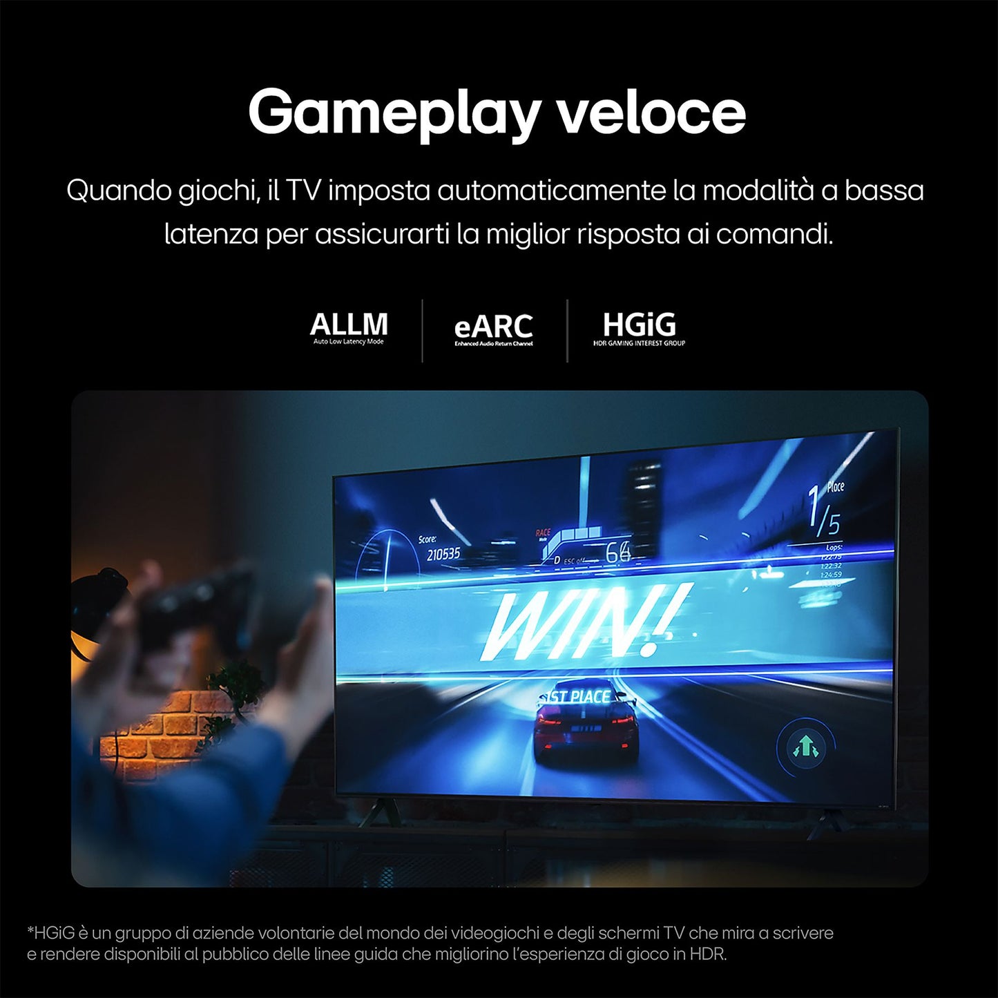 Gameplay smart tv LG 55