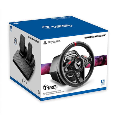 Thrustmaster T128 Lenkrad + magnetische Pedale – PC/PS4/PS5 Lenkrad