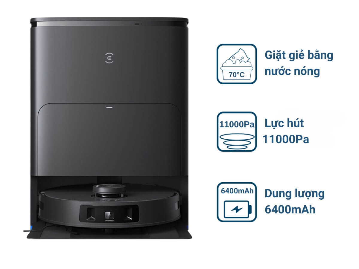 Ecovacs Deebot T30S Pro Robot Aspira-Lava 11000Pa Nero