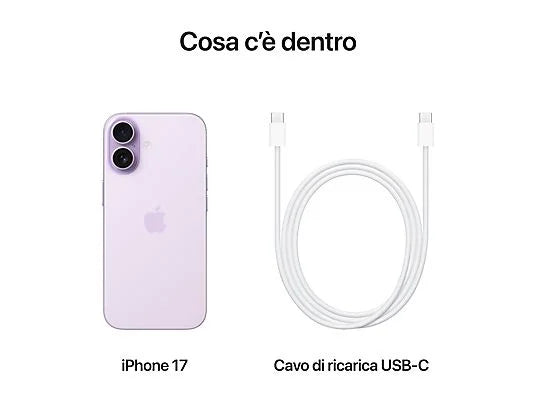 Apple iPhone 17 con le specifiche ufficiali Apple cosa esce nella confezione