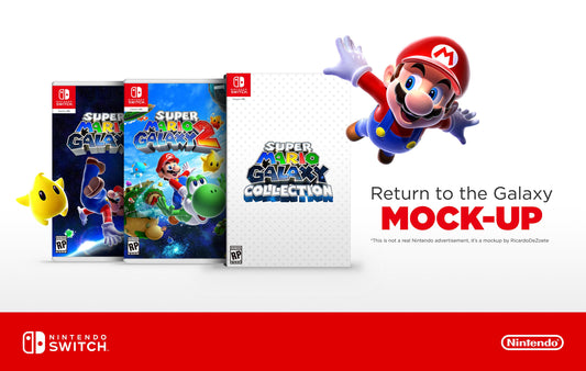 SWITCH SUPER MARIO GALAXY 1+2 Nintendo Party Game Collezione Completa