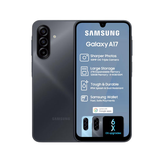 Samsung Galaxy A17 4+128GB 6.7" 4G Black - Smartphone Android Dual SIM