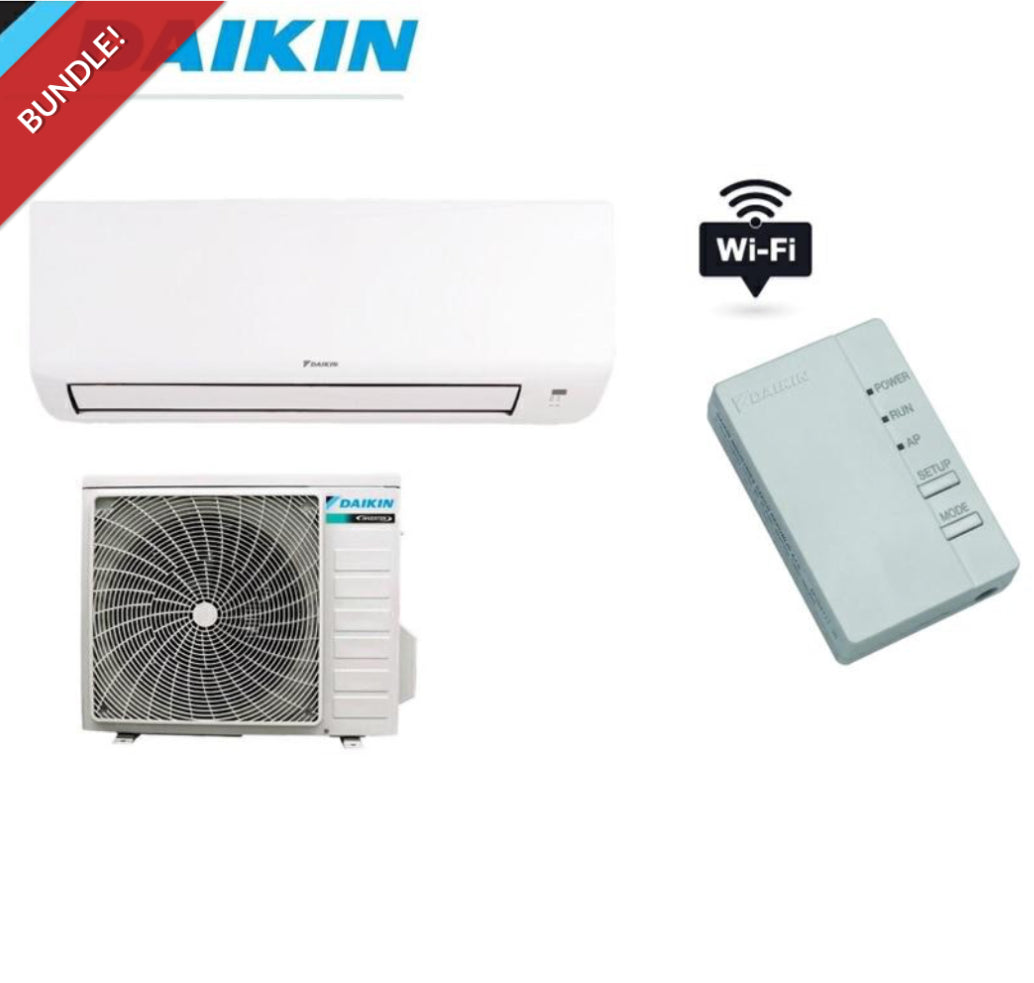 Bundle condizionatoreDaikin 1200 BTU A++/A+ R32 + Kit Wi-Fi BRP069B45