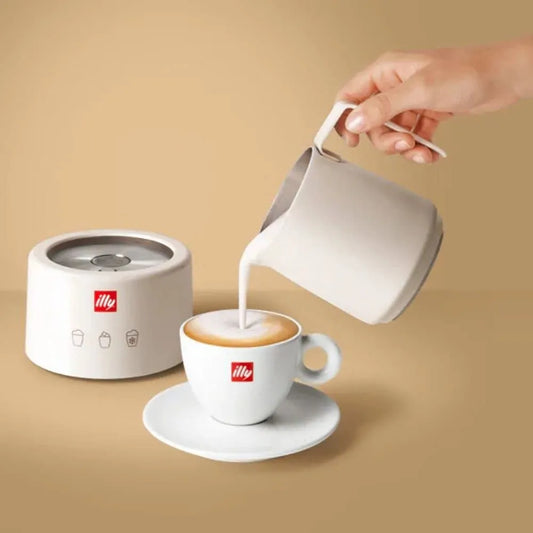 illy Cappuccinatore Montalatte Elettrico Bianco