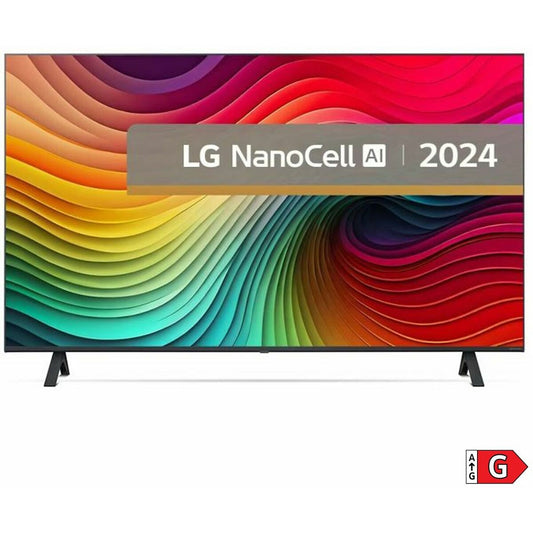 Dettaglio dello schermo NanoCell 4K UHD della LG 43NANO81T3A