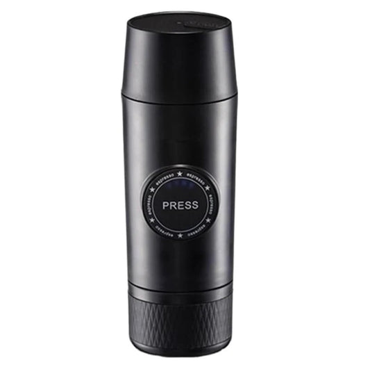 Macchina da caffè espresso portatile 2 in 1 con capsule e caffè normale, estrazione automatica e pulizia semplice