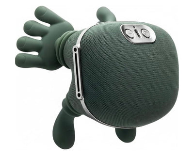 Portable hand-shaped neck massager