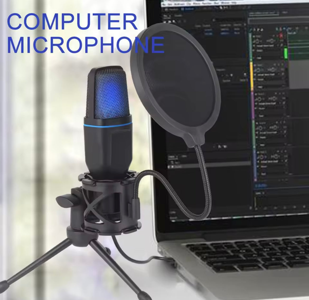 Microfono Plug & Play Compatibile con PC e Console