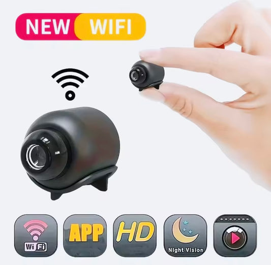 Micro telecamera spionaggio con AI, ultra compatta 4,5 cm