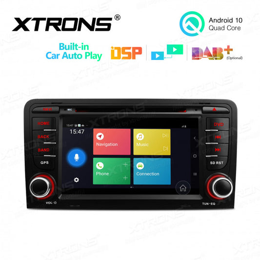 Autoradio Android 10 con schermo da 7 pollici per Audi A3 S3 RS3 8P