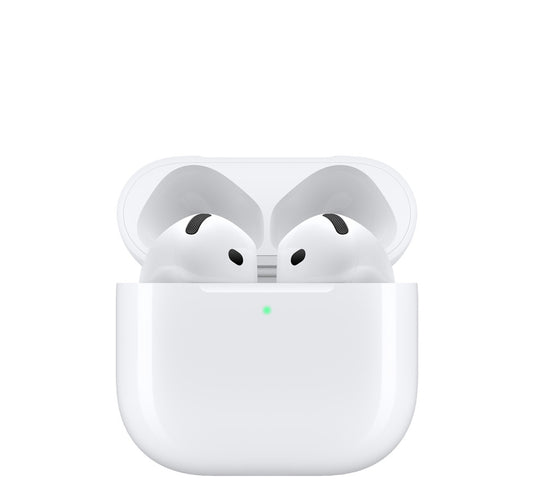 Apple AirPods 4 senza cancellazione del rumore design ergonomico"