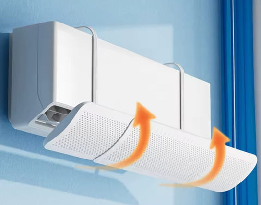 Soluzione antivento per aria condizionata