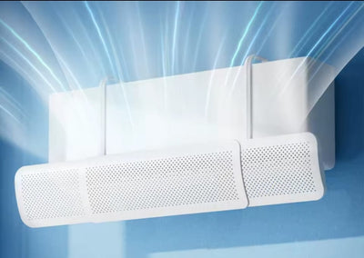 Adjustable Air Conditioner Deflector | Direct Blow-Off, No Drilling Installation, Home Wind Protection