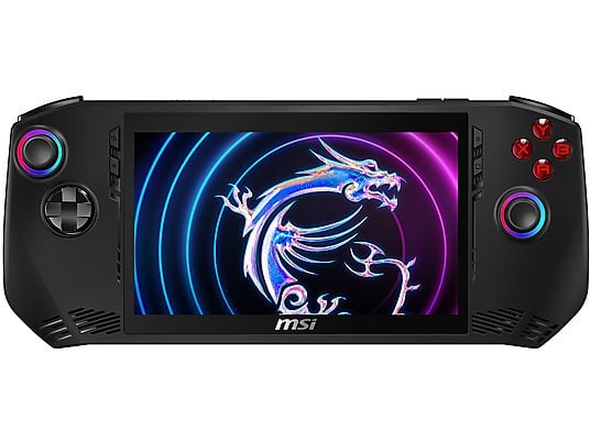 Console portatile MSI Claw A1M nera con display Full HD da 7 pollici