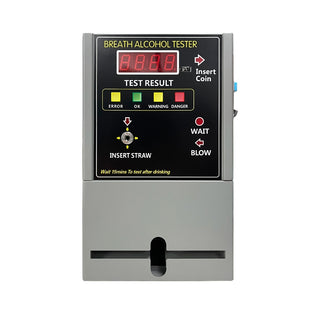 Professional coin-operated breathalyzer the best alcohol test for public places, discos, bars, restaurants and hotels