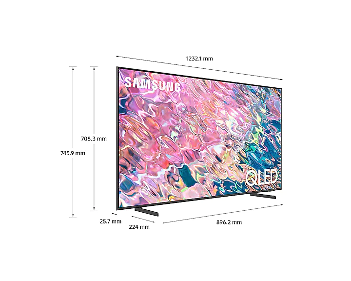 Samsung TV Serie 6 QLED Ultra HD 4K 55" QE55Q60BA Smart TV WIFI 