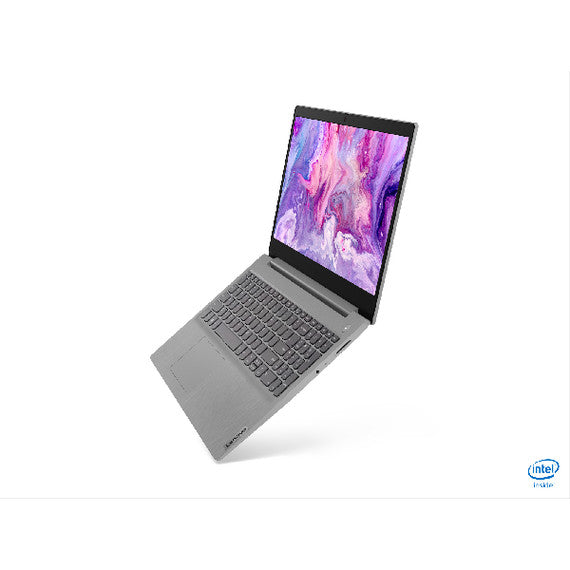 Profilo laterale del Lenovo IdeaPad 3 15ADA6 con porte USB e HDMI.