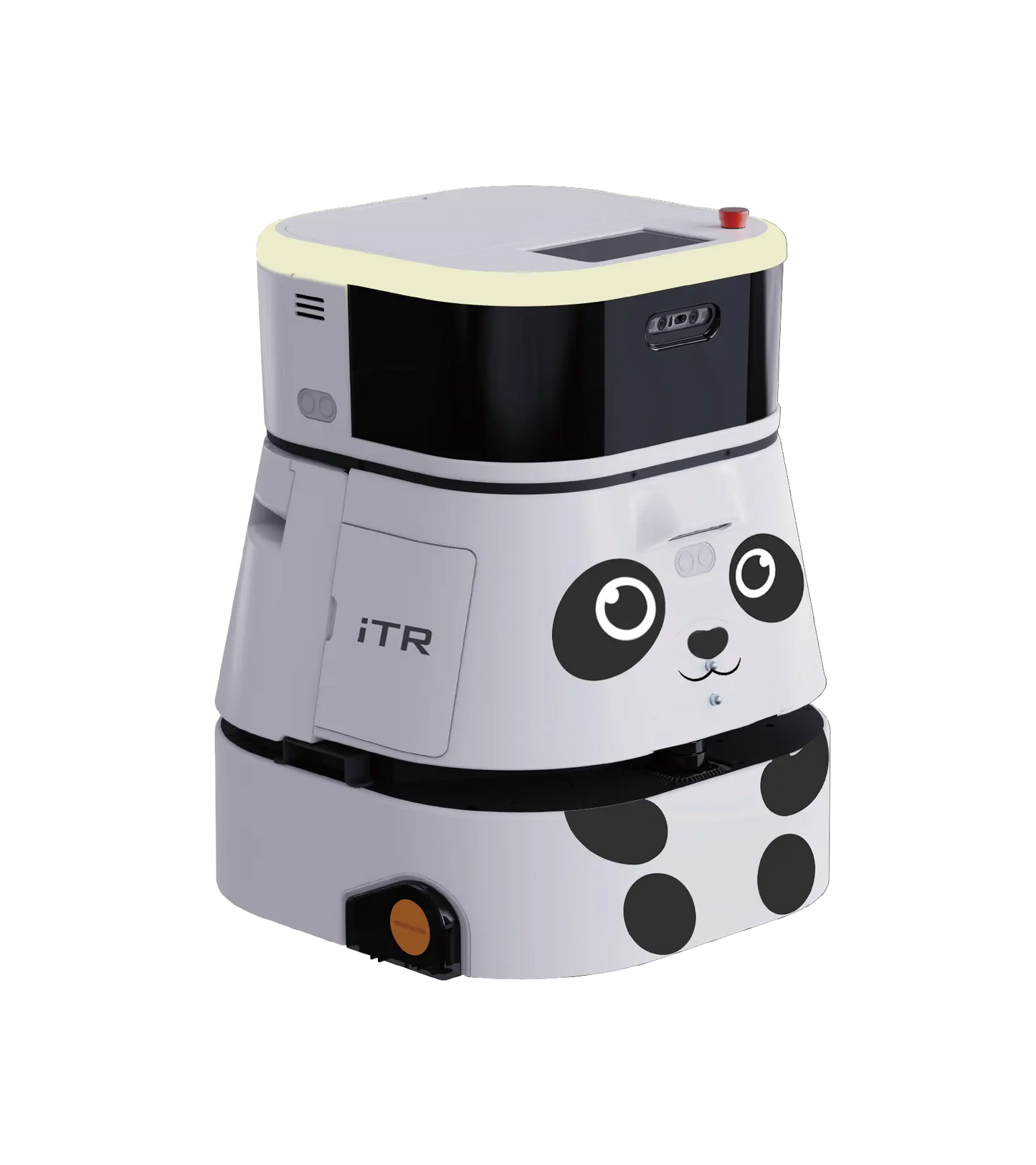Robot aspirapolvere lavapavimenti iTR commerciale con navigazione SLAM, ideale per hotel, scuole e ospedali.