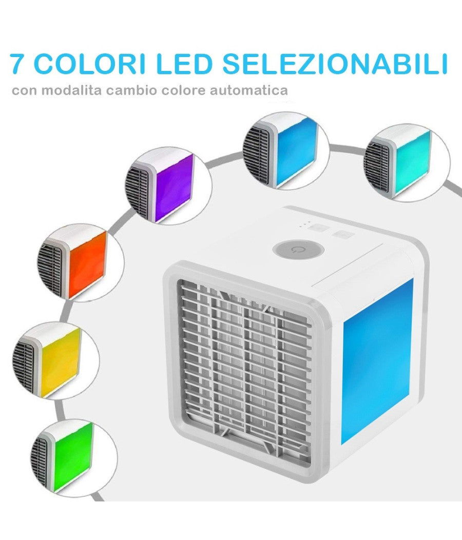 Condizionatore piccolo e versatile per camper, offre un raffrescamento rapido grazie alle 3 velocità selezionabili.