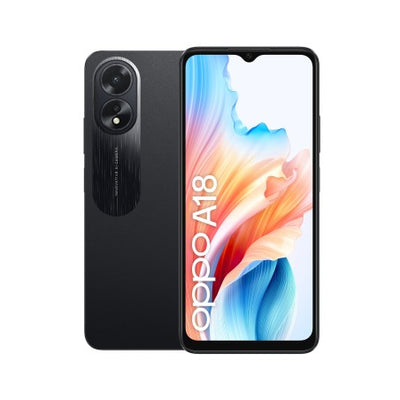 OPPO A18 4G Smartphone, AI Dual Camera 8+2MP, 6.56" Display, 5000 mAh