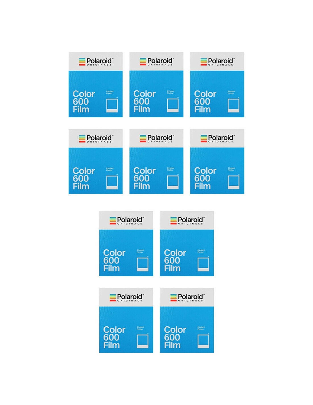 10 confezioni di pellicola fotogafica polaroid cartucce per ricambi