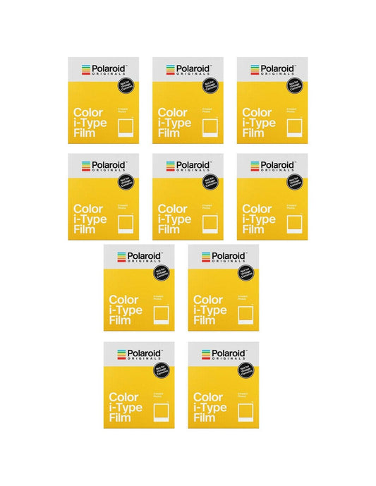 dieci confezioni di cata fotografic Polaroid i-Type pellicola.