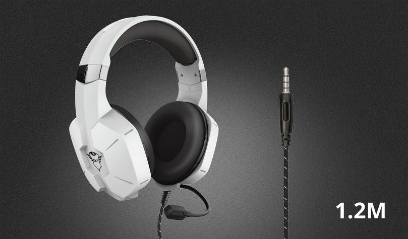Cuffie Gaming TRUST GXT 323W CARUS OVER-EAR per PS5 White