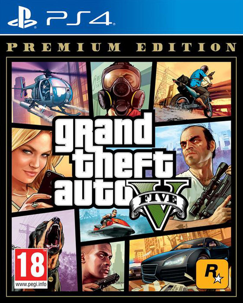 PS4 GTA Grand Theft Auto 5 Premium Edition