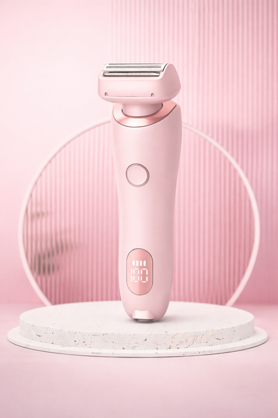 Rasoio Elettrico Donna 2 in 1 Wet&Dry Ricaricabile USB - Display LCD Professionale Corpo Completo