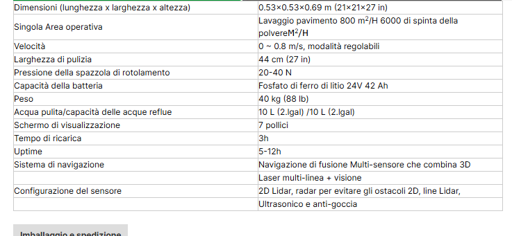 Robot di pulizia iTR con design robusto e autopulizia in tempo reale, perfetto per grandi spazi pubblici e industriali.