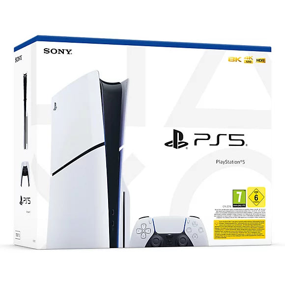 Sony PlayStation 5 PS5 Slim Disc Edition Chassis White 1TB