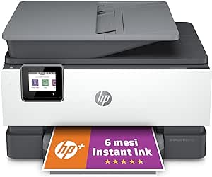 Hp Stampante OfficeJet Pro 9010e Stampante Multifunzione a getto di inchiostro A4 a colori INKJET 257G4B Fronte e retro automatico 22 ppm WIFI