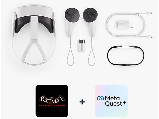Unboxing della confezione Meta Quest 3S con visore e accessori
