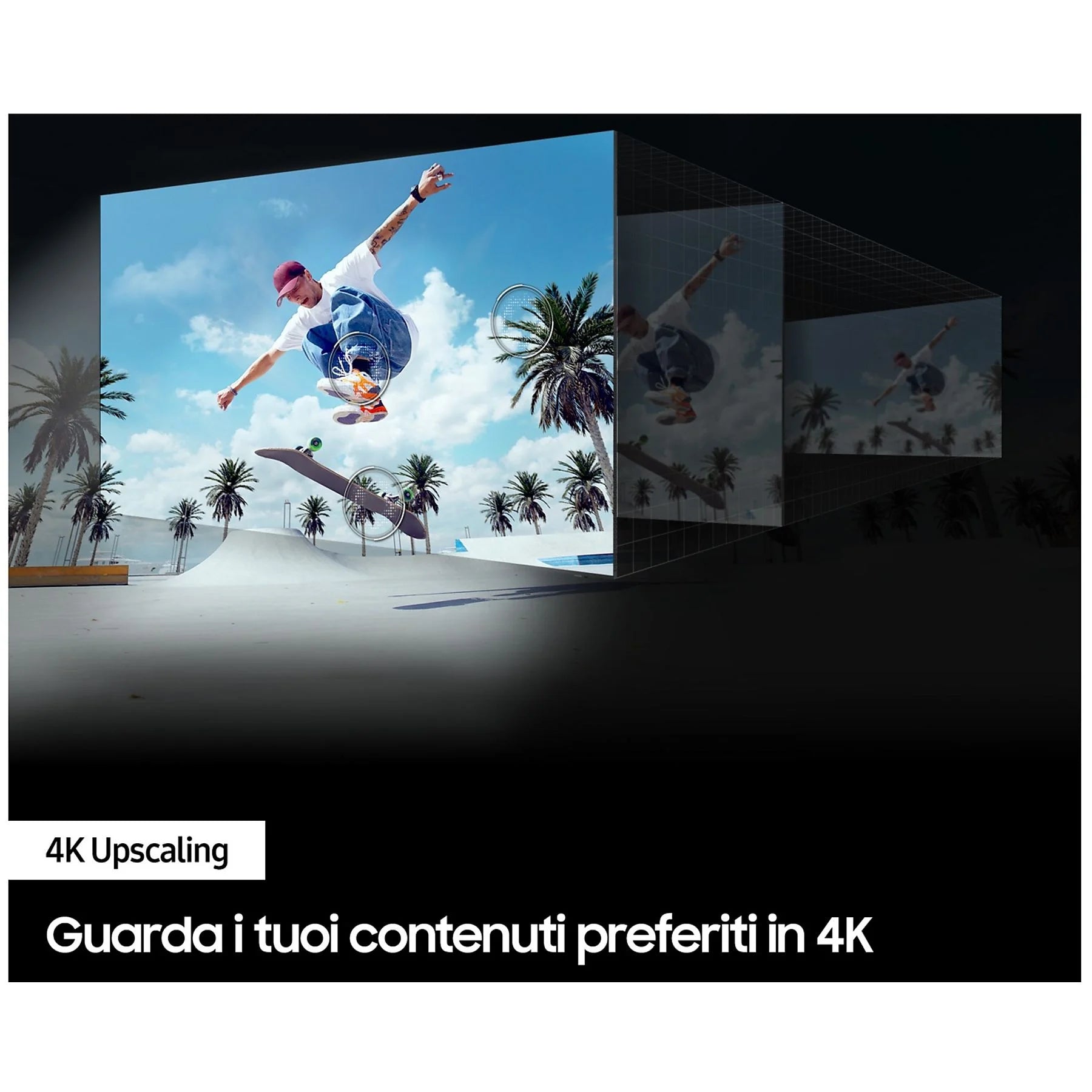 Guarda i tuoi film preferiti in 4k sulla tv Samsung 55 Qled