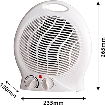 JOYTECH Termoventilatore 2000W Bianco - Riscaldamento Rapido ed Efficiente