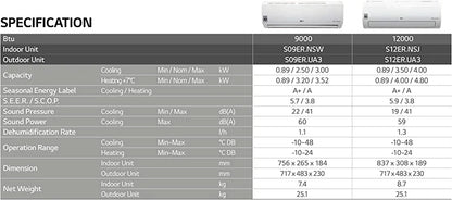 Condizionatore LG 12.000 BTU DUAL INVERTER