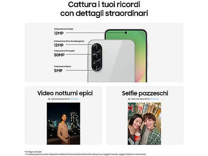 Samsung Galaxy A56 5G in elegante colorazione Awesome Lightgray è lo smartphone che combina design premium e prestazioni di alto livello