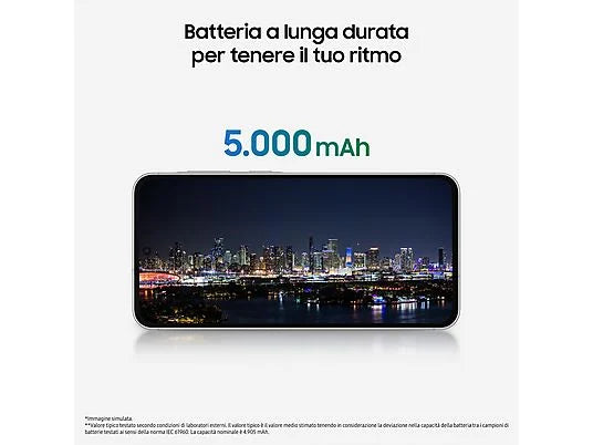 Samsung Galaxy A56 5G in elegante colorazione Awesome Lightgray è lo smartphone che combina design premium e prestazioni di alto livello