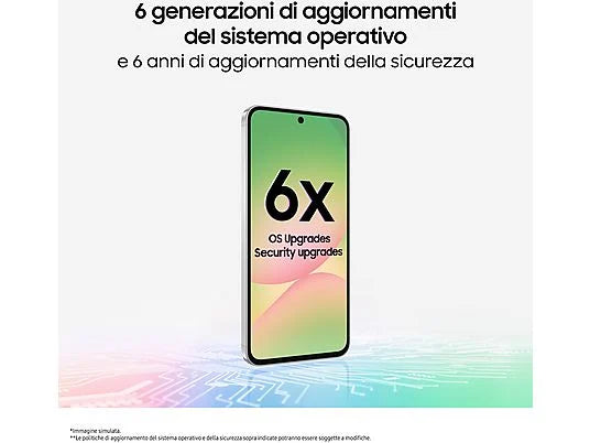 Samsung Galaxy A56 5G in elegante colorazione Awesome Lightgray è lo smartphone che combina design premium e prestazioni di alto livello
