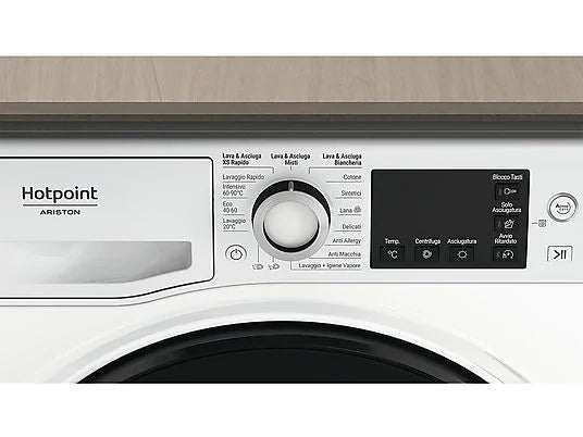Hotpoint Ariston Lavasciuga 9/6Kg Inverter Vapore A/D 9636