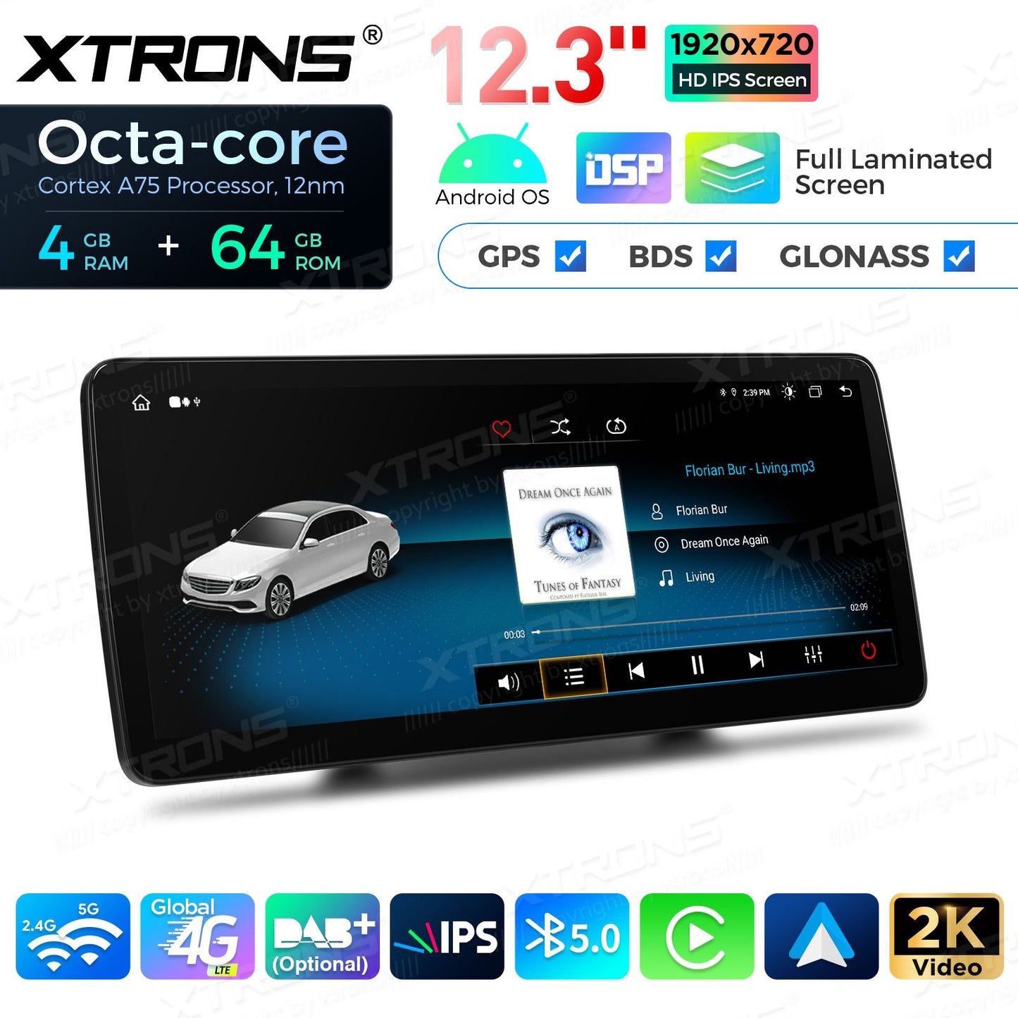 Autoradio Android per Mercedes Classe A 2013-2015 W176