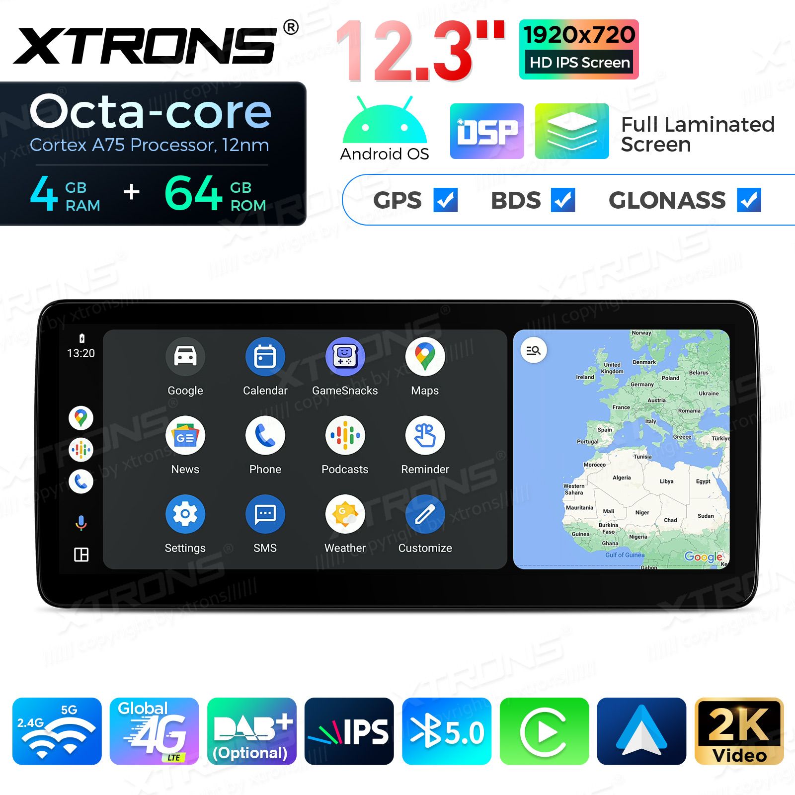 Sistema audio Android per Mercedes Classe A W176