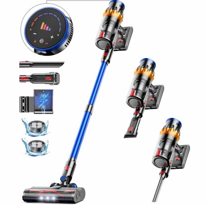 MIBODE V7 Aspirapolvere Senza Fili 500W 50000Pa - Batteria Rimovibile e Display Digitale blu